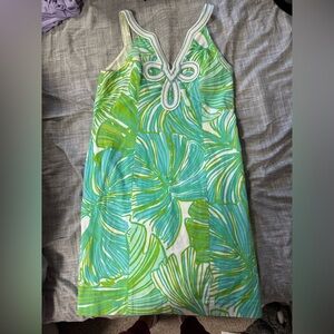 Lilly Pulitzer Pastel Green and Cream Fabric